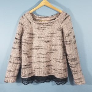Anthro Elsamanda crochet sweater